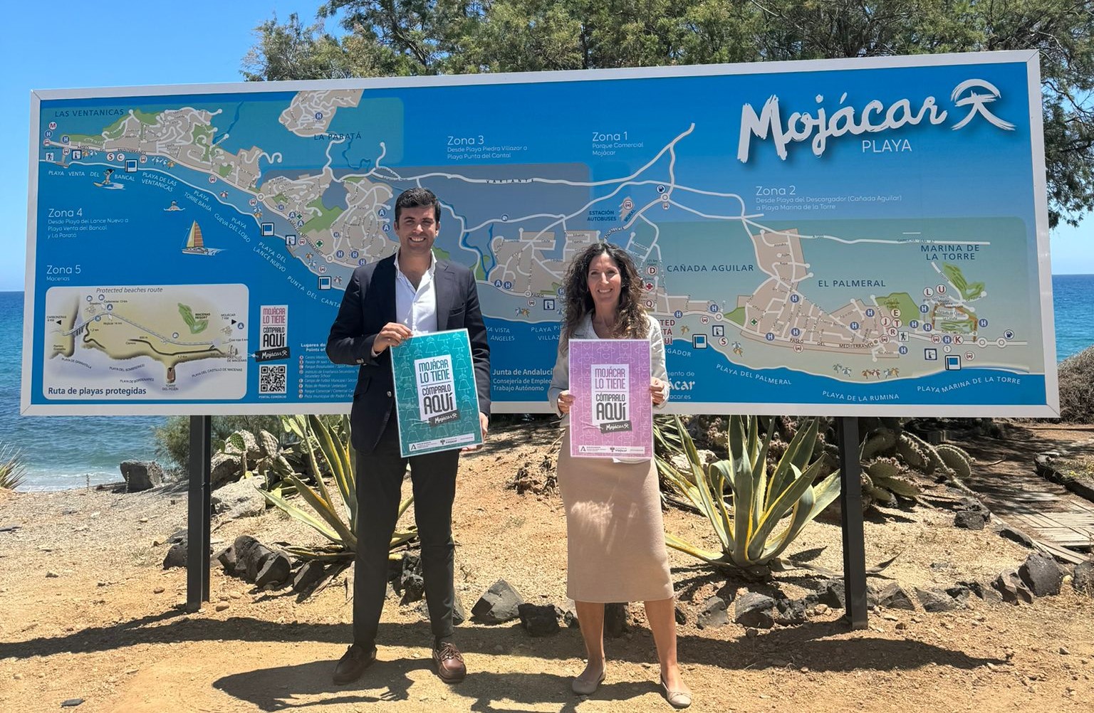 Mojácar Council has started an action plan aimed at promoting trade in the locality in collaboration with the Regional Ministry of Employment, Business and Self-Employment.
