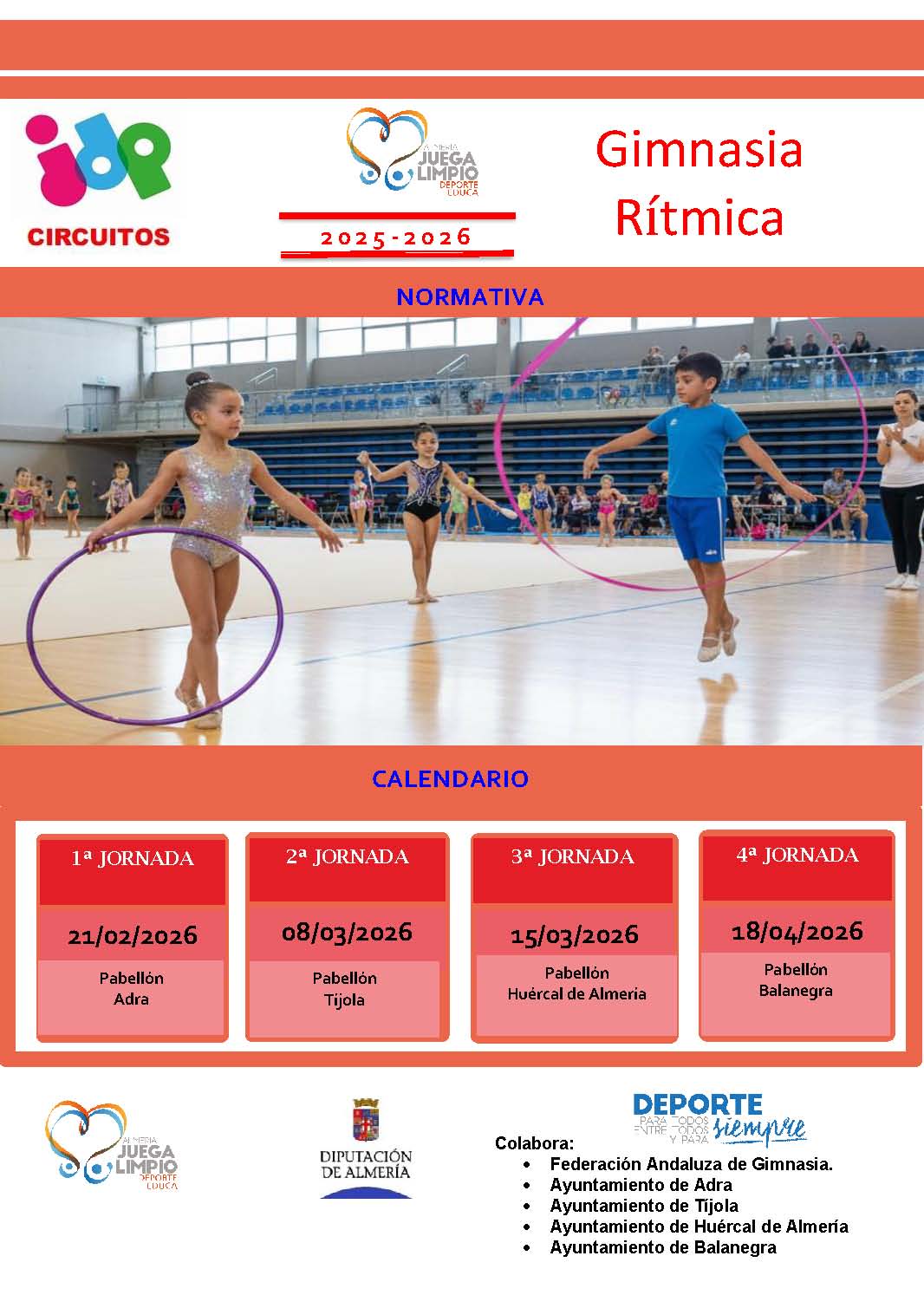 Circuito de Promoción de la Gimnasia Rítmica. Huércal de Almería 15-03-26